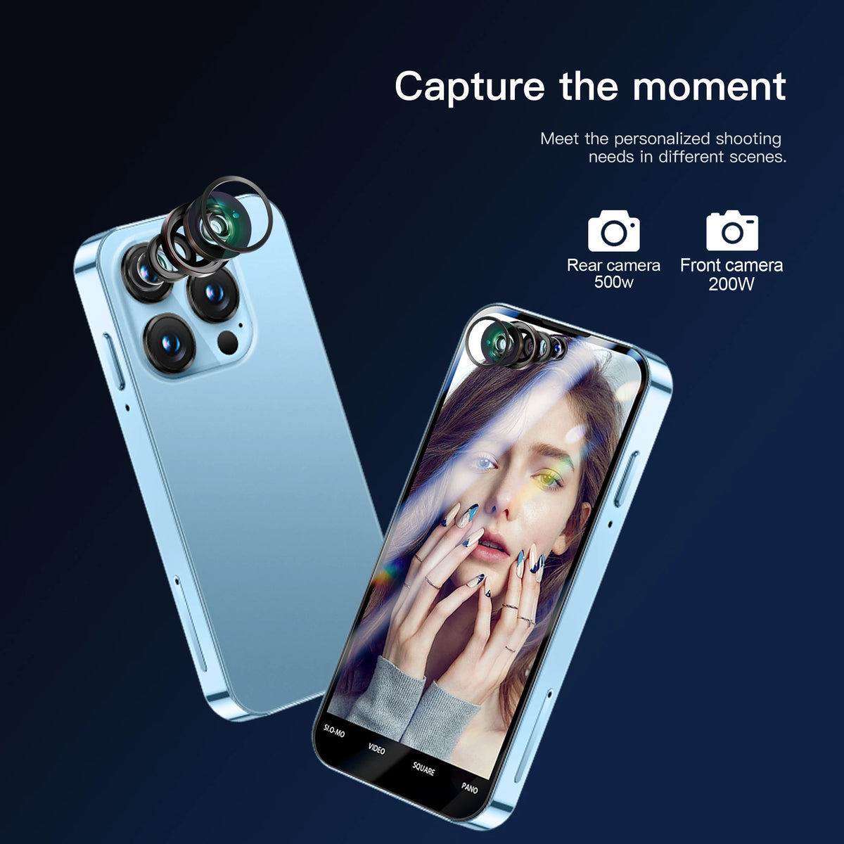2025 NEW Mini Android Smartphone 3.88' HD Display, 4G LTE/3G WCDMA, 4GB+128GB/2GB+16GB, 2000mAh Battery Small Mobile Phone Unloc