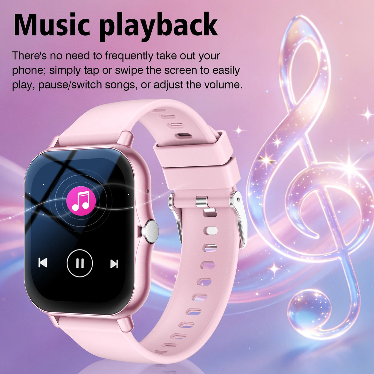 Smart Watch With Wireless Calling, Multi-Sport Modes, Message Reminders, Sports Watch For Iphone/Android