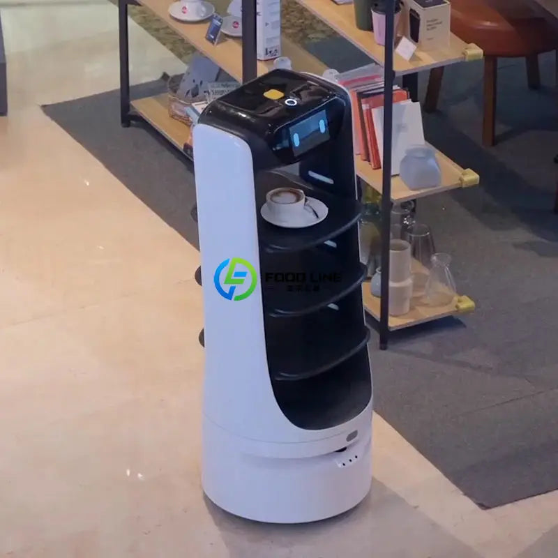 Intelligent Restaurant Delivery Robot Autonomous Obstacle Avoidance Food Serving Robot For Catering Hotel