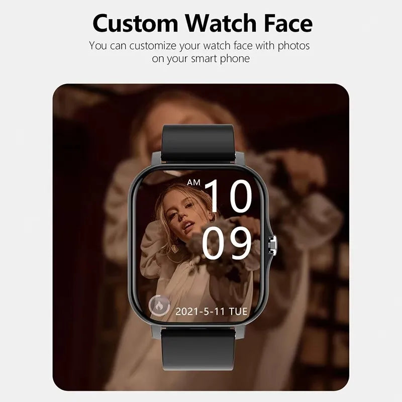 Smartwatch, Phone Answering/Calling, Multi-sport mode, Message Reminder View, Suitable For Men/Women  Smart Watch 2026 New HT30