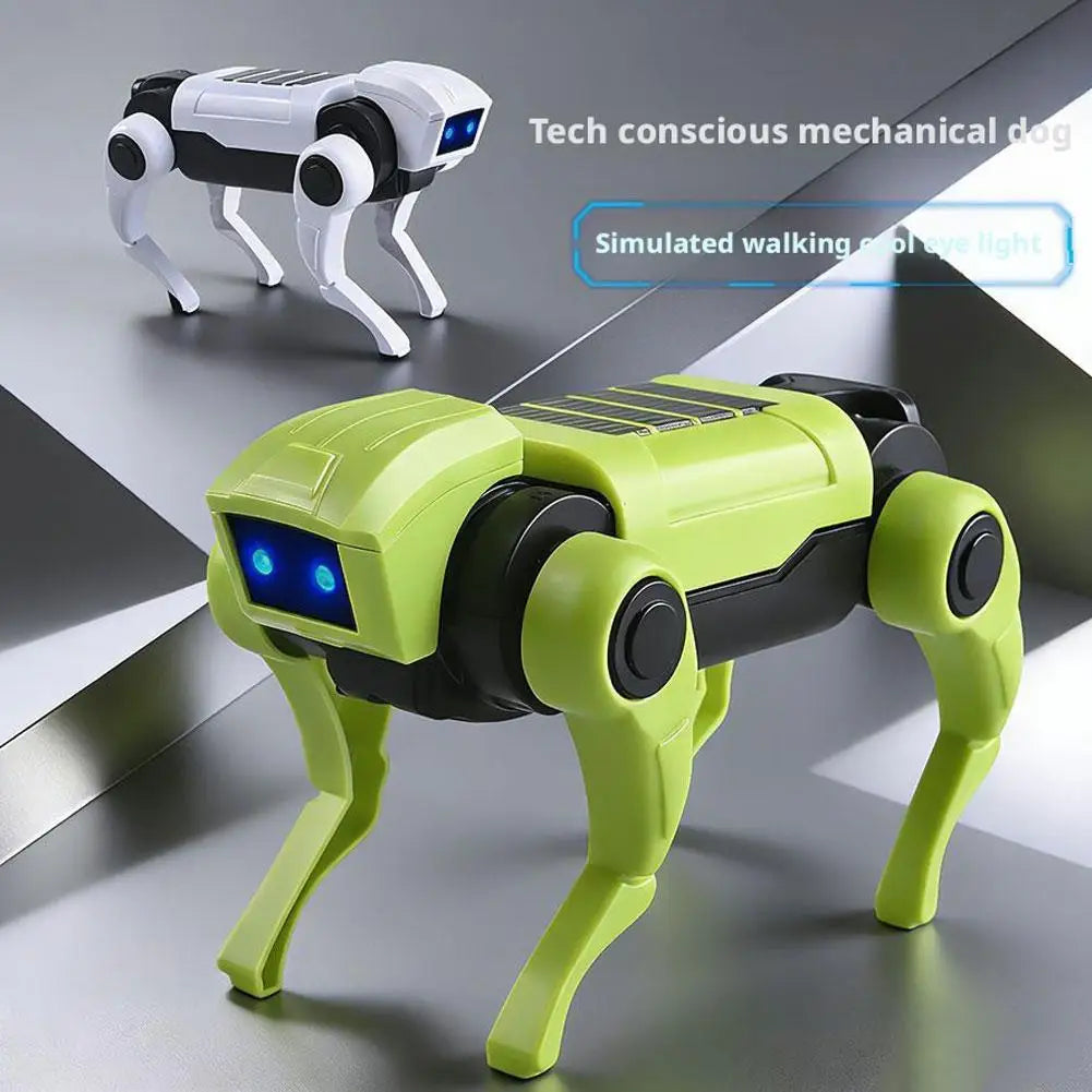 New DIY Remote Control Robot Mechanical Dog Toy Science Teaching Assembling Model Electric Walking Toys Kids Education Toy Gifts