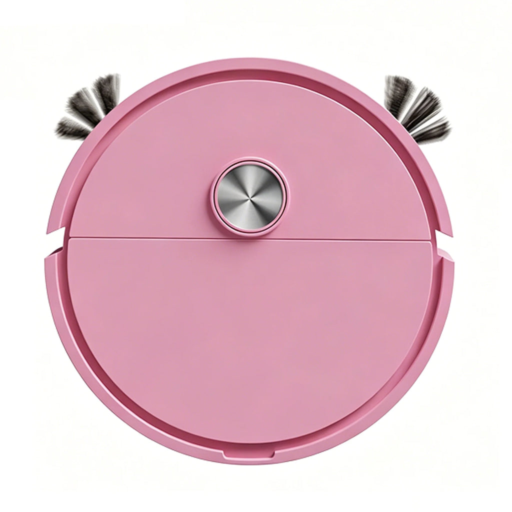 3 In 1 Compact Car Robot Vacuum Lightweight Smart Cleaning Machine Automatic Obstacle Avoidance for Pet Hair&Hard Floor&Carpet