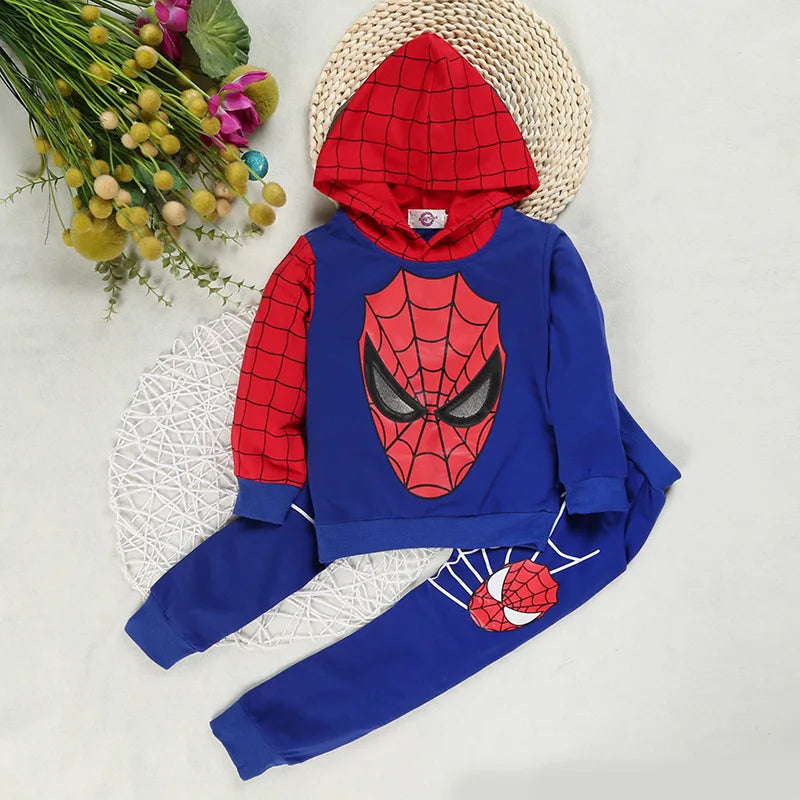 Baby Boys Clothing Sets Toddler Cartoon Hoodies Sweatshirt+Pants Tracksuits Clothes Children Festival Cosplay Costume sets boy