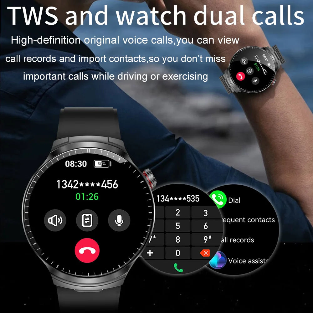 2026 New 2 in 1 Smart Watch With Earbuds Smartwatch TWS Bluetooth Earphone Heart Rate Blood Oxygen Monitor Sports Watch