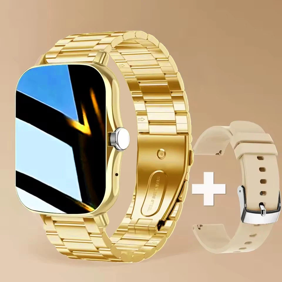 Smart Watch 1.83" Hd Screen Bluetooth Call Heart Rate Blood Oxygen Health Monitor Sports Smartwatch Women Men Holiday Gifts Ht30