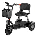 Three Wheels Electric Scooter With Seat Foldable Mobility Scooter Small 500W Electric Tricycle Travel With Pull Rod