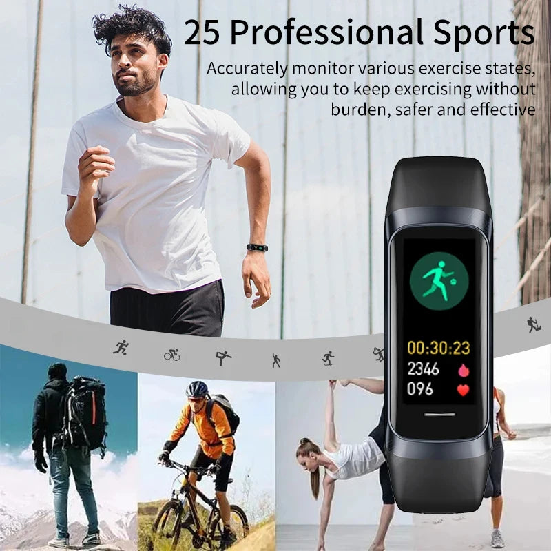 New Smartwatch 2026 Heart Rate Body Temperature Health Monitor Waterproof Smart Watch Man Women Sports Fitness Tracker Bracelet