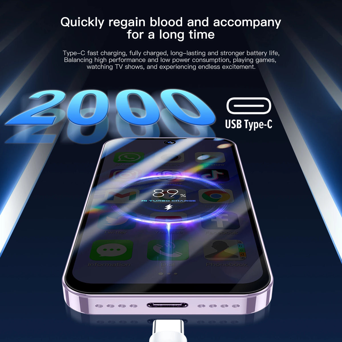 2025 NEW Mini Android Smartphone 3.88' HD Display, 4G LTE/3G WCDMA, 4GB+128GB/2GB+16GB, 2000mAh Battery Small Mobile Phone Unloc