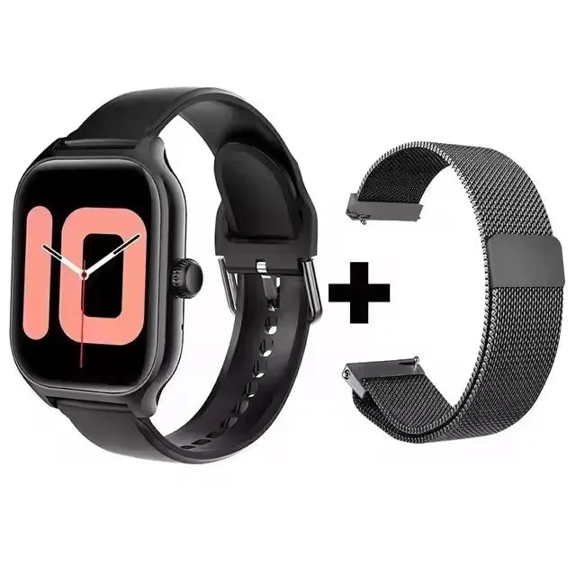 2027 New Smart Watch 2.01" HD Display Answer Make Call Message Preview Sports Modes DIY Dial Weather Forecast For Men Women H10