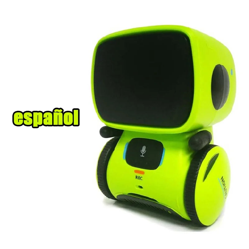 Toy Robot Intelligent Robots Russian & English & Spanish Version Voice & Touch control Toys Interactive Educational RC Robot