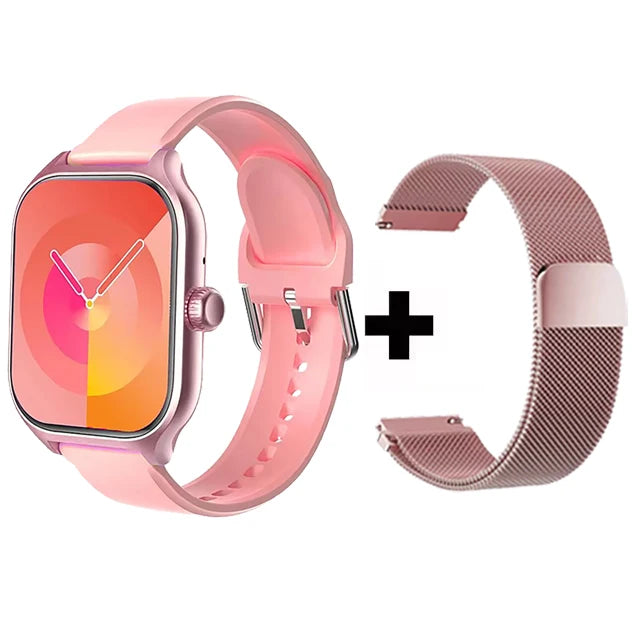 2027 New Smart Watch 2.01" HD Display Answer Make Call Message Preview Sports Modes DIY Dial Weather Forecast For Men Women H10