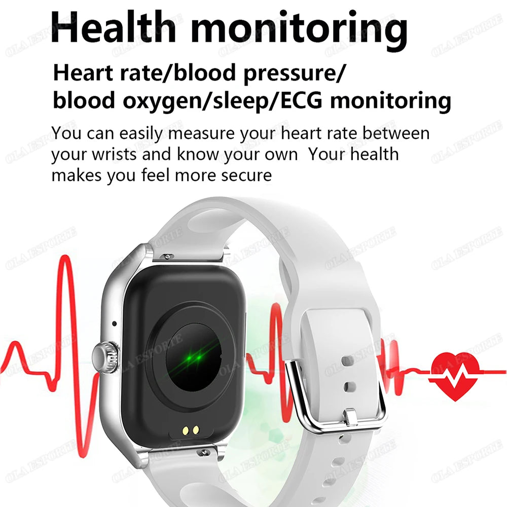 2027 New Smart Watch 2.01" HD Display Answer Make Call Message Preview Sports Modes DIY Dial Weather Forecast For Men Women H10